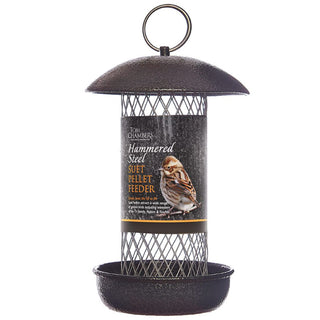 Tom Chambers Hammered Steel Suet Pellet Feeder