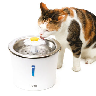 Catit Stainless Steel Flower Fountain 2.0
