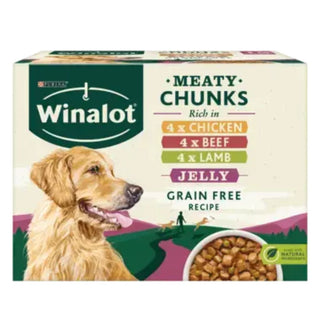 Winalot Perfect Portions Adult Beef, Chicken & Lamb In Jelly