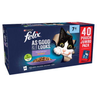 Felix Pouch Agail Mixed Selection In Jelly Senior