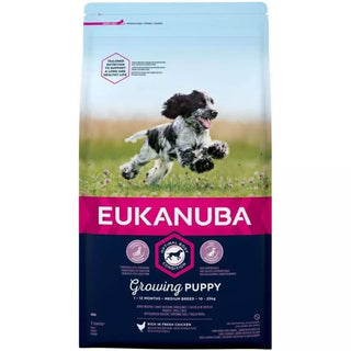 Eukanuba Growing Puppy Medium Breed Chicken