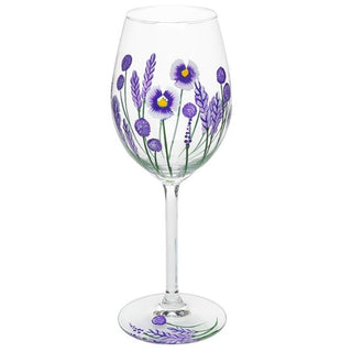 My Favourite Lavender Wine Glass