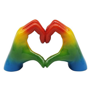 Rainbow Rude Monkey Hand of Life