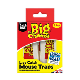 The Big Cheese Live Catch Mouse Trap - Twinpack
