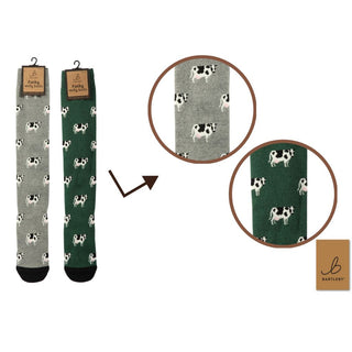 Bartleby Mens Welly Socks - Standing Cow, Assorted