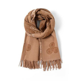 Reversible Celtic - Tan Scarf