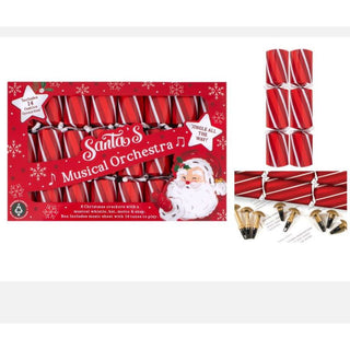 8 Musical Whistle 9.5" Crackers