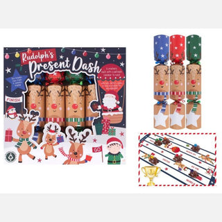 6 Rudolphs Present Dash 12" Crackers