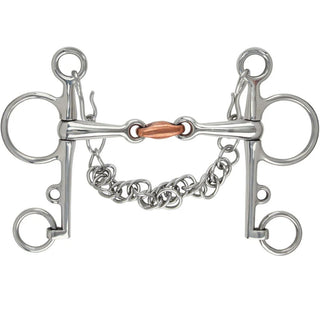 Shires Stainless Steel Double Jointed Copper Lozenge Pelham