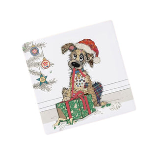 Xmas Bug Art Coaster Mutt