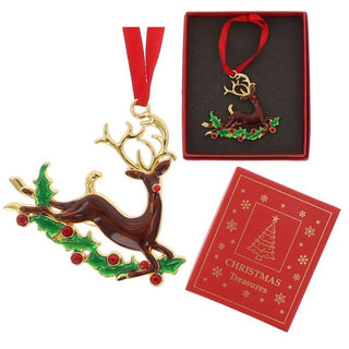 Xmas Treasures Leaping Reindeer