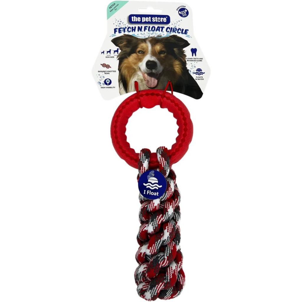 Fetch 'N' Float Circle - Grey | Zoars Ark Pet Superstore