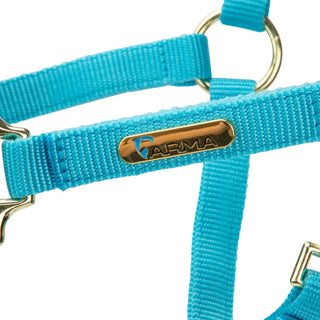 Shires Topaz Nylon Headcollar Blue