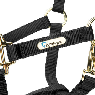 Topaz Nylon Headcollar Black