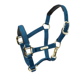 Shires Topaz Nylon Headcollar Navy