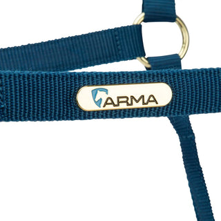 Shires Topaz Nylon Headcollar Navy