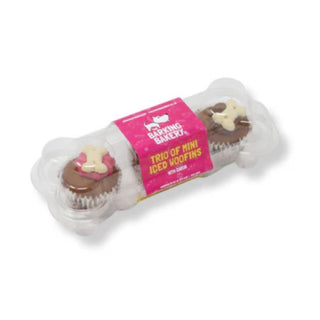 The Barking Bakery Mini Uniced Trios 38g