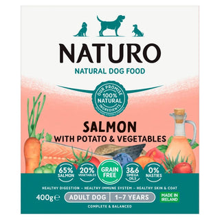 Naturo Adult Dog Tray Salmon & Potato