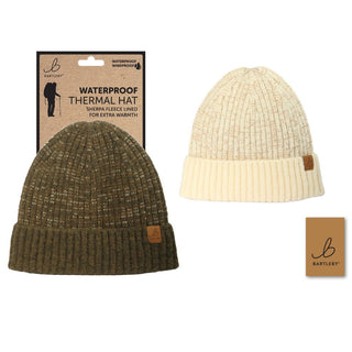 Unises Ribbed Waterproof Hat