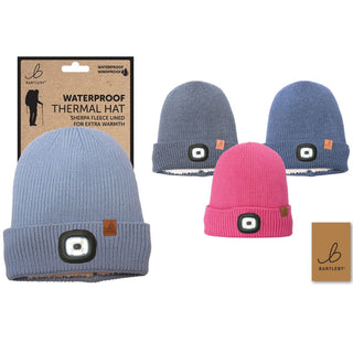 Childs Waterproof Hat with Light