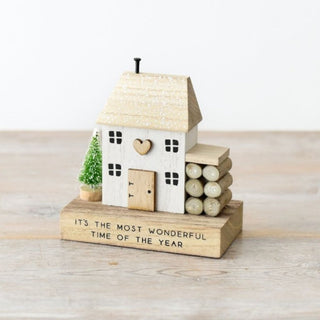 It's The Most Wonderful Time...Wooden House