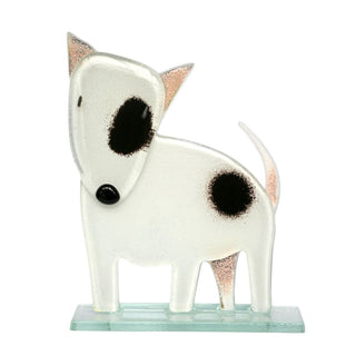 Nobile Glass Bull Terrier - White