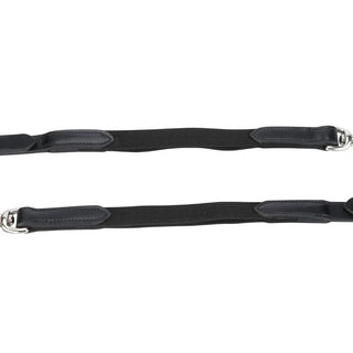 Velociti GARA Leather And Elastic Side Reins 32" X 5/8" Black
