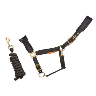 Cameo Suede Elite Headcollar and Leadrope