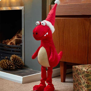 Three Kings Festive Dino - XL - Red