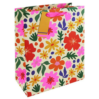 Bright Floral Gift Bag