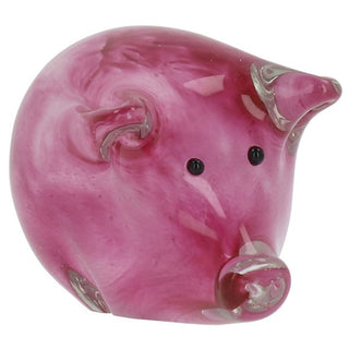 Art In Glass Handmade Pig
