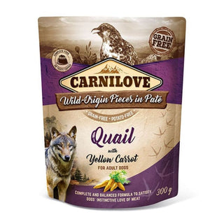 Carnilove Dog Pouch Quail with Yellow Carrot