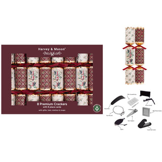 8 Premium Burgundy Joy 12.5" Crackers