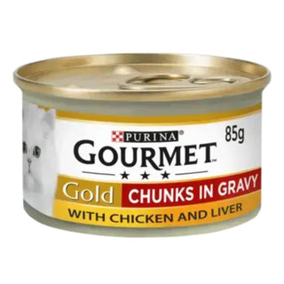 Gourmet Gold Can Chunks In Gravy With Chicken & Liver
