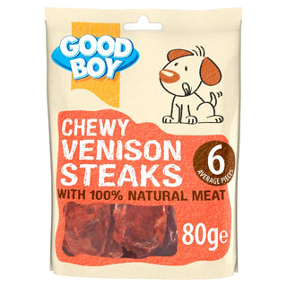 Good Boy Chewy Venison Steaks