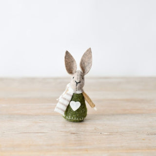 Green Fabric Rabbit