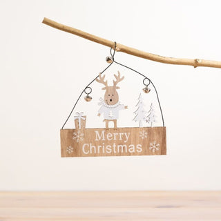 Reindeer Merry Christmas Sign