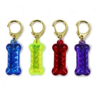 Ancol Dog Reflective Id Tag Bone Shape