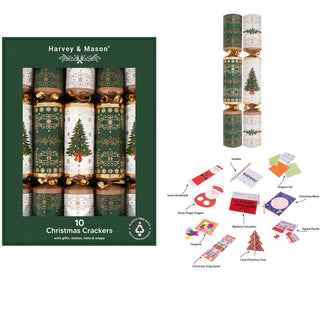 10 Tree & Wreath 14" Crackers