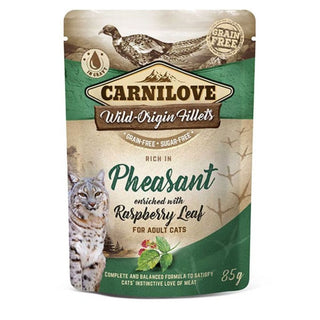 Carnilove Cat Pouch Pheasant with Raspberry Leaves