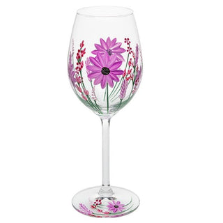 Jennifer McAteer My Favourite Lavender Meadow Wine Glass