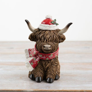 Christmas Highland Cow Decor