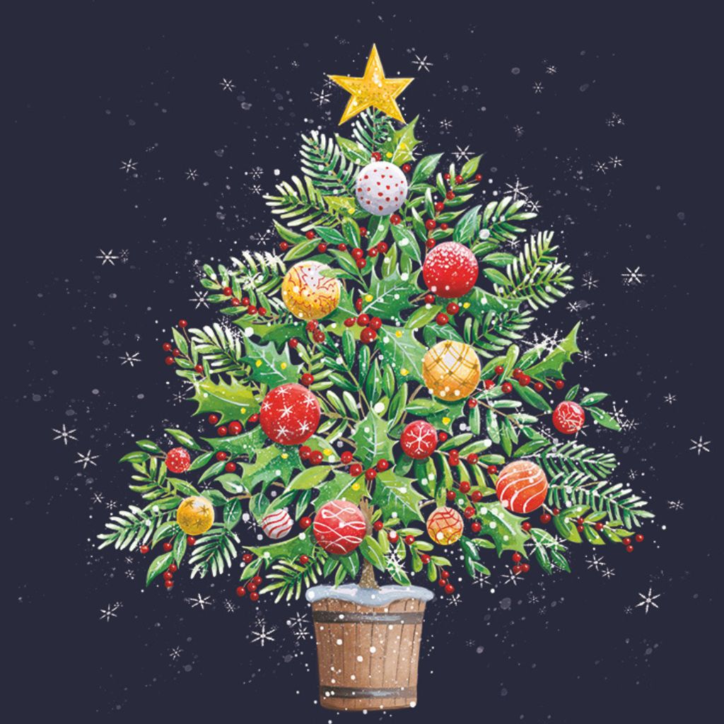 Christmas Traditional Boxed Cards Christmas Tree - Default Title ...
