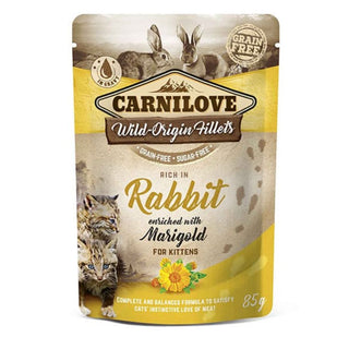 Carnilove Cat Pouch Rabbit with Marigold Kitten