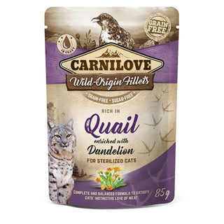 Carnilove Cat Pouch Quail With Dandelion