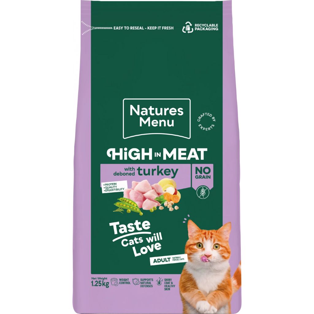 Natures Menu Cat High In Meat Grain Free Turkey Zoars