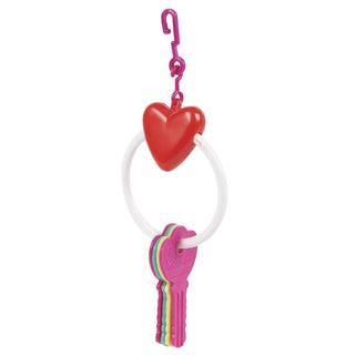 The Bird House Key Ring Bird Toy