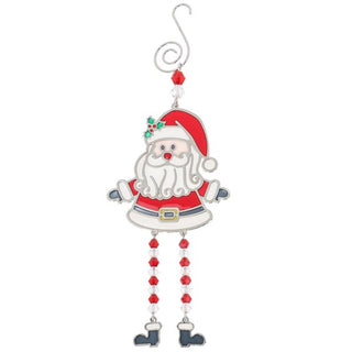Xmas Dangly Leg Decoration Santa