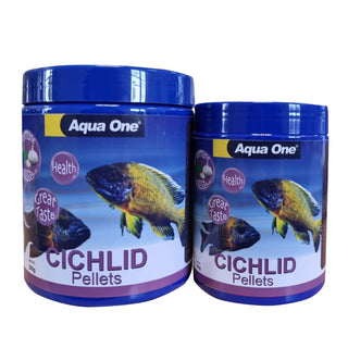Aqua One Cichlid Floating Pellet Spirulina & Garlic