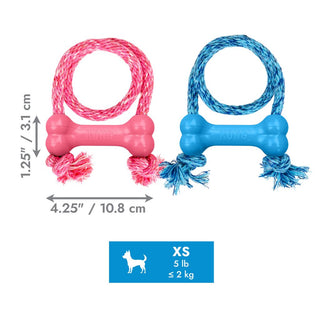 Kong Puppy Goodie Bone With Rope